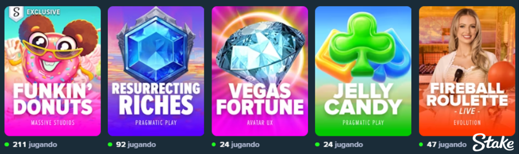 Jackpots en Stake Casino