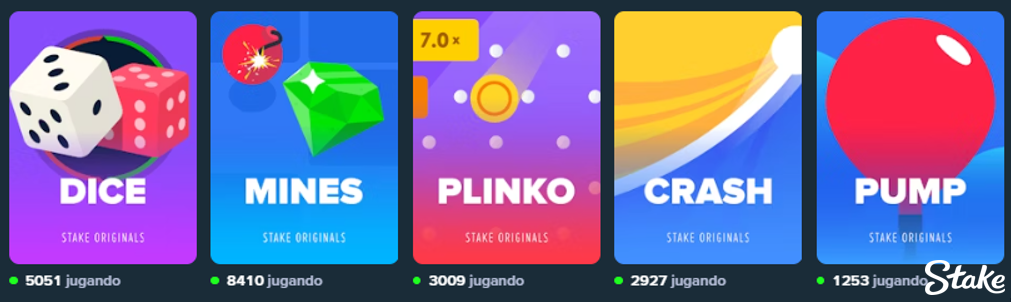 Juegos instantáneos en Stake Casino